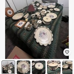 45 Pieces Handmade Stoneware