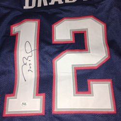 Tom Brady Autograph Signed NFL Jersey New England Patriots 