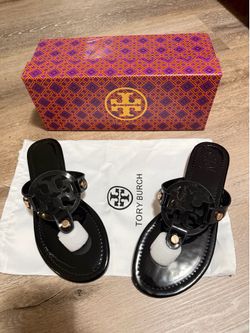 TB black miller sandals