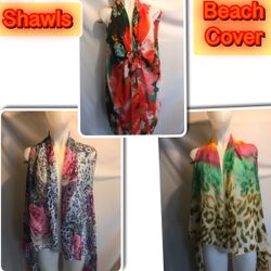 3 shawls /Beach covers brand New