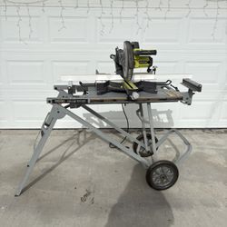 RYOBI Compound Sliding Miter Saw & Stand