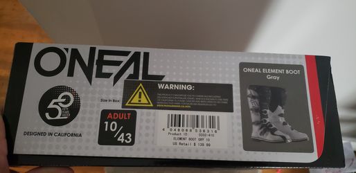 Oneal element riding boots