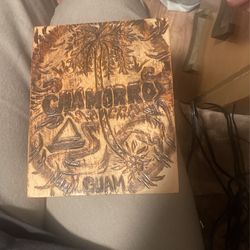 Handmade Burnt Wood Sign