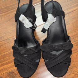 Black Strappy Heels