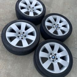 4 - 245/40r18 5x120 5x4.72 BMW stock Wheels Rims With Tires!!