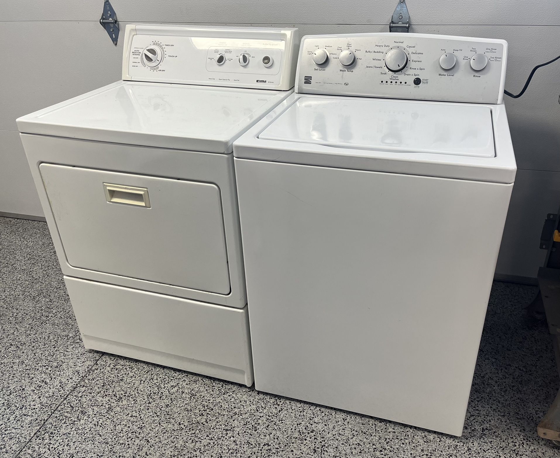 Kenmore Washer and Dryer