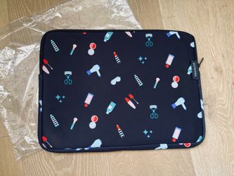 New Super Cute Sephora Cosmetics Patterned Zippered Laptop Tablet Electronics Sleeve Case