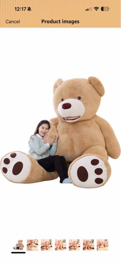 Ikasa 78” plush bear