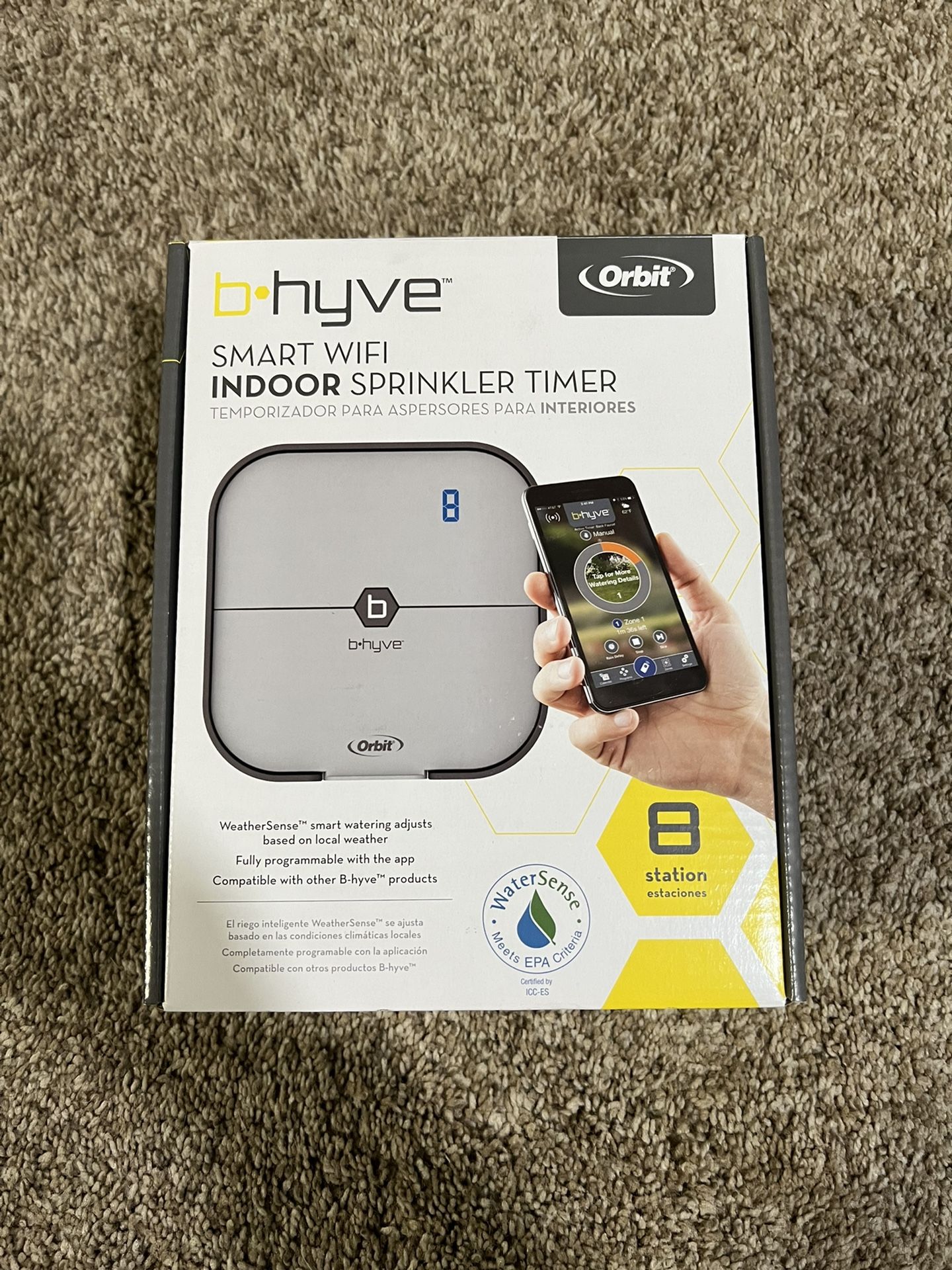 Orbit B-hyve 8-Zone Smart Indoor Sprinkler Controller