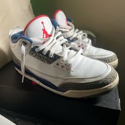 Nike Air Jordan 'True Blue' Retro 3's Size 13