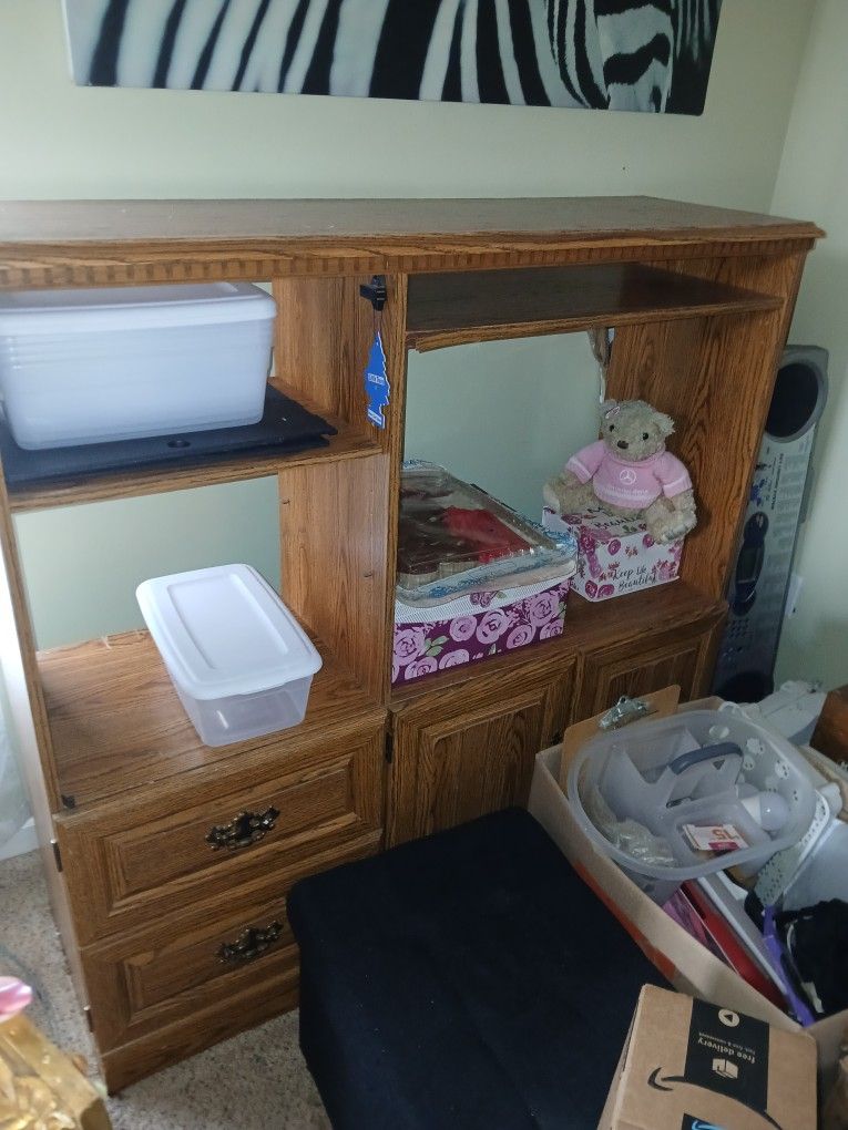 Wooden Entertainment Center