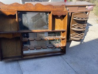 Wooden two Piece Bar Unit