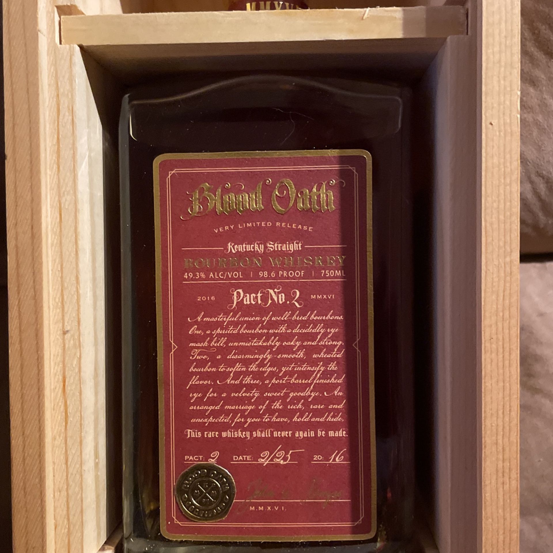 BLOOD OATH PACT 2-2016