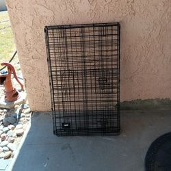 Could fit 3 small dogs or one medium dog.