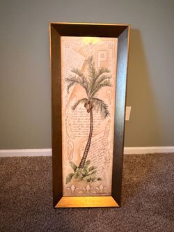 Set of 3 palm tree photos