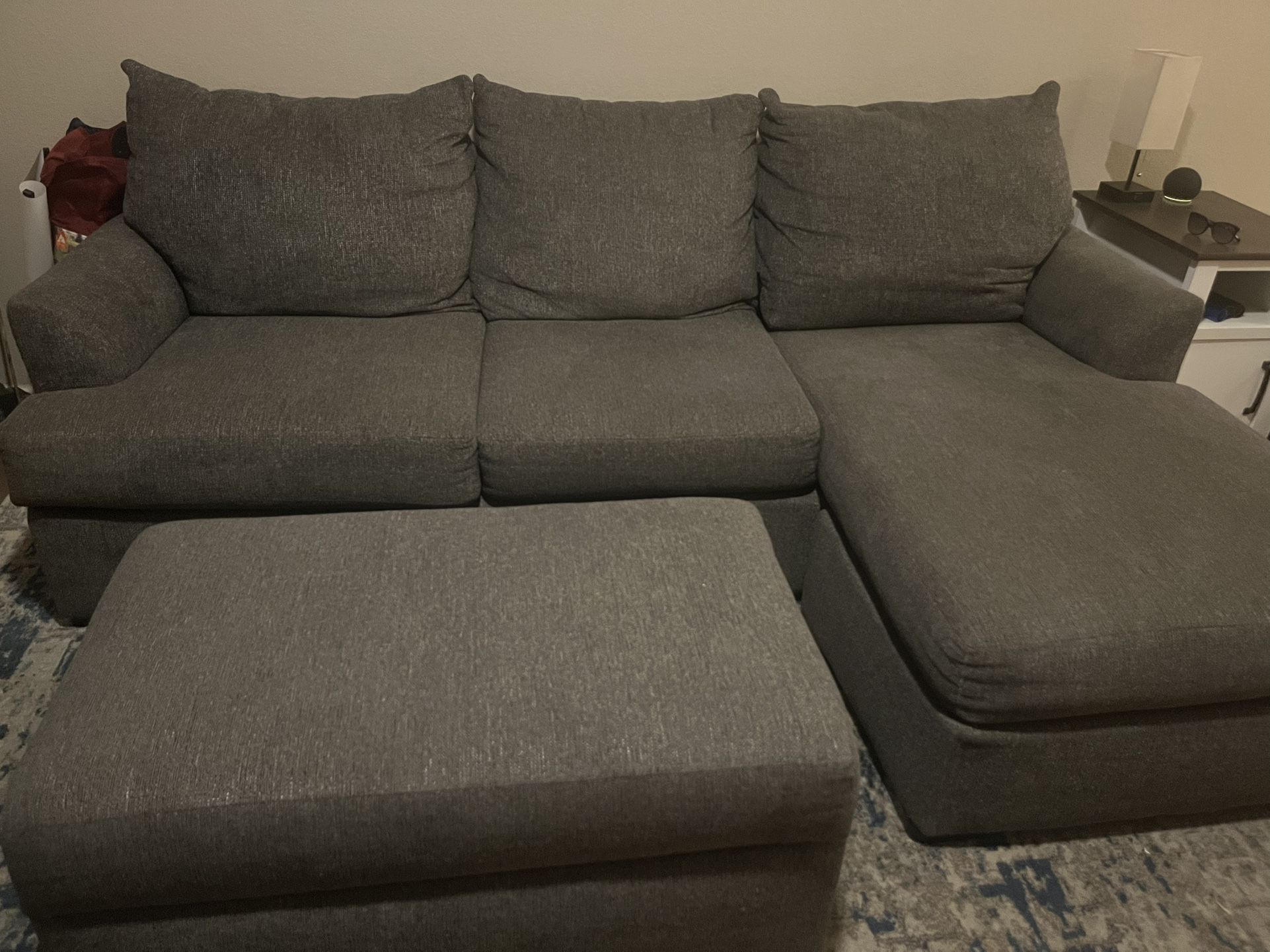 Couch with Chaise Lounge