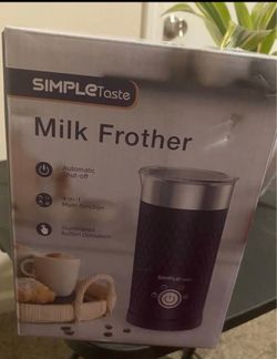 Simple taste milk frother 4-in -1 electric milk steamer