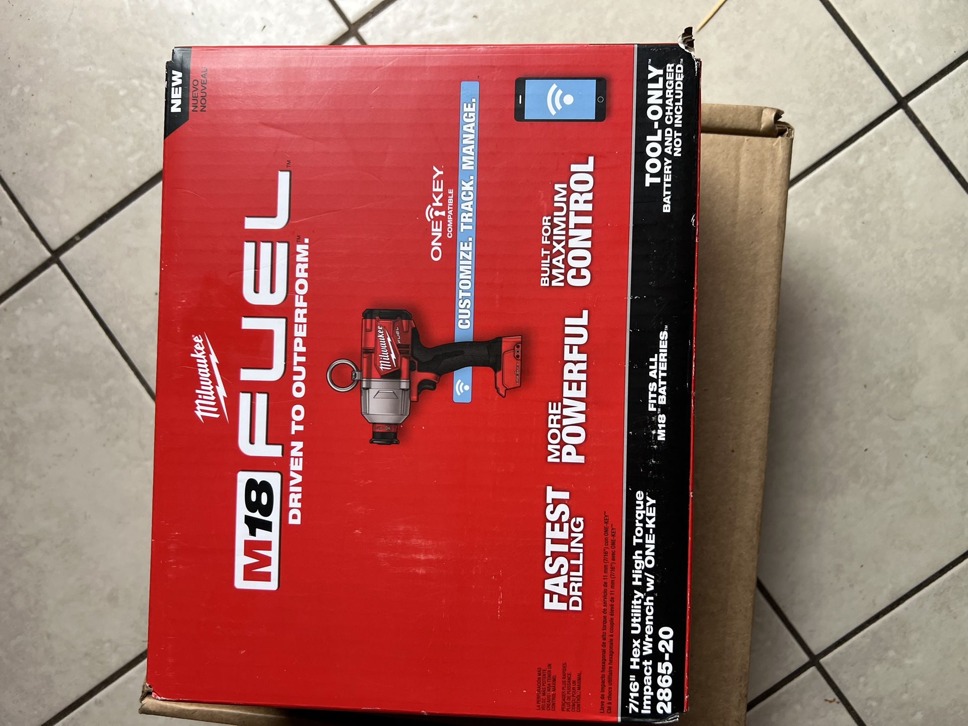 7/16”Hex Utility High Torque Impact Wrench One Key