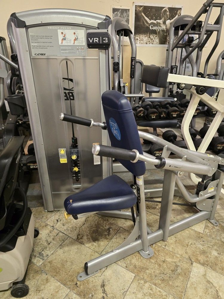 Cybex VR3 Commercial Gym Equipment Exercise Fitness Weight Machine Workout Lifting Bundle
