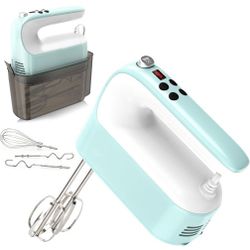 9-Speed Electric Hand Mixer w/ Accessories 
