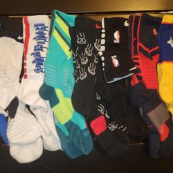 Mens Nike Basketball Socks Size Large 8-12