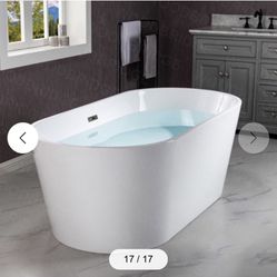 Woodbridge 54” Acrylic Freestanding Bathtub