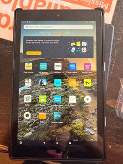 Amazon Fire HD 10 (9th Generation) tablet w/ case- Unregistered/unlocked