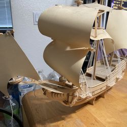 Built Wooden Ship
