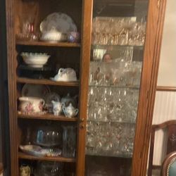 Oak China Cabinet