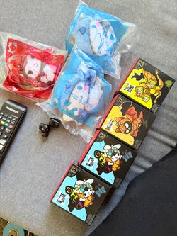 McDonald’s hello kitty x Godzilla & yu-gi-oh toys