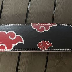 Naruto Akatsuki Cloud Weightlifting Belt – Anime Gym Gear | Like New