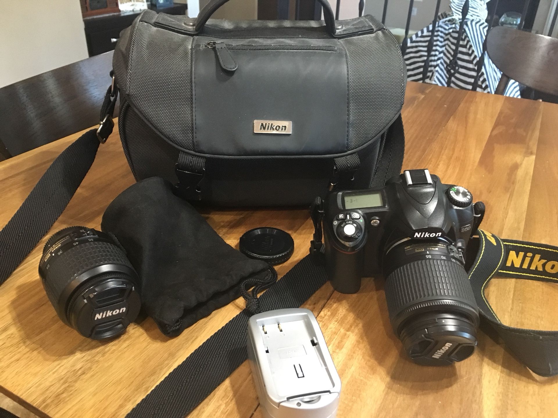 Nikon D50 camera and accessories