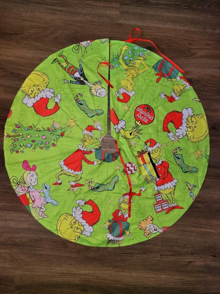 The Grinch Tree Skirt