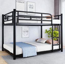 Metal Bunk Bed, Full Over Full, Removable Ladder, FREE "ON DEMAND DELIVERY" ⚡️