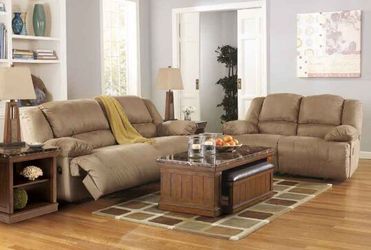 Huge Oversized Reclining Couch and Loveseat