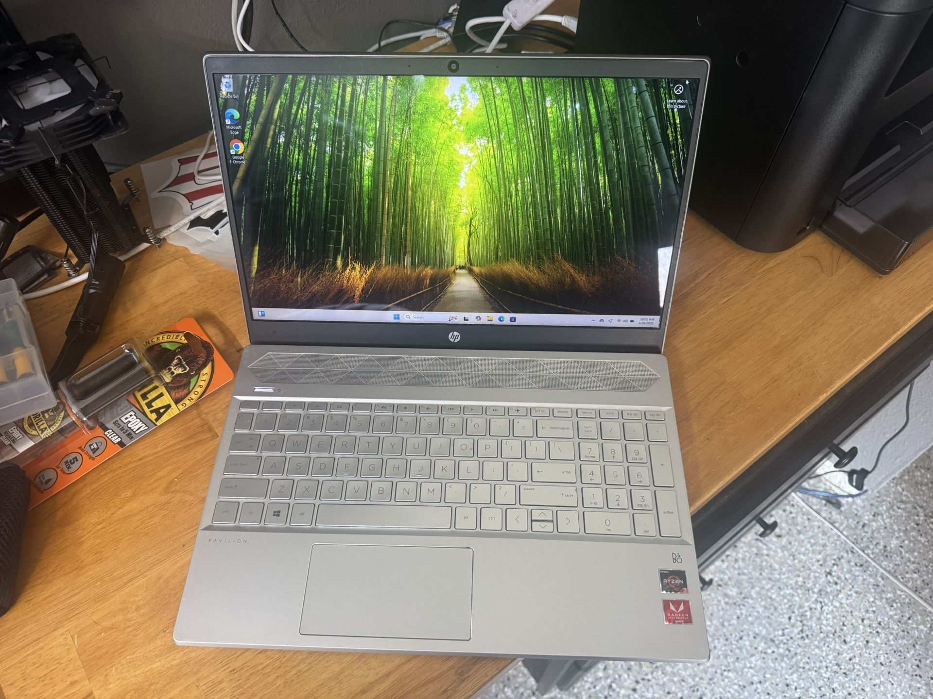 HP Laptop 15.6 Touchscreen Ryzen 3 16gb 500 SSD