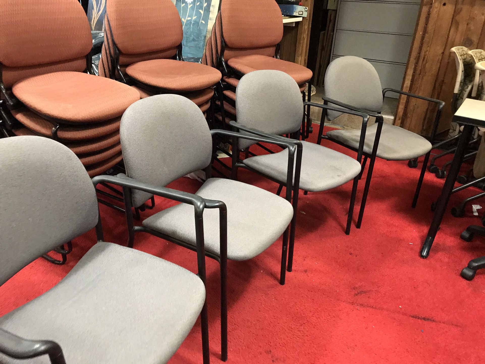 Chairs . Guest Chairs $25 Each. Reception Chair. Lobby chairs 4 For $100.