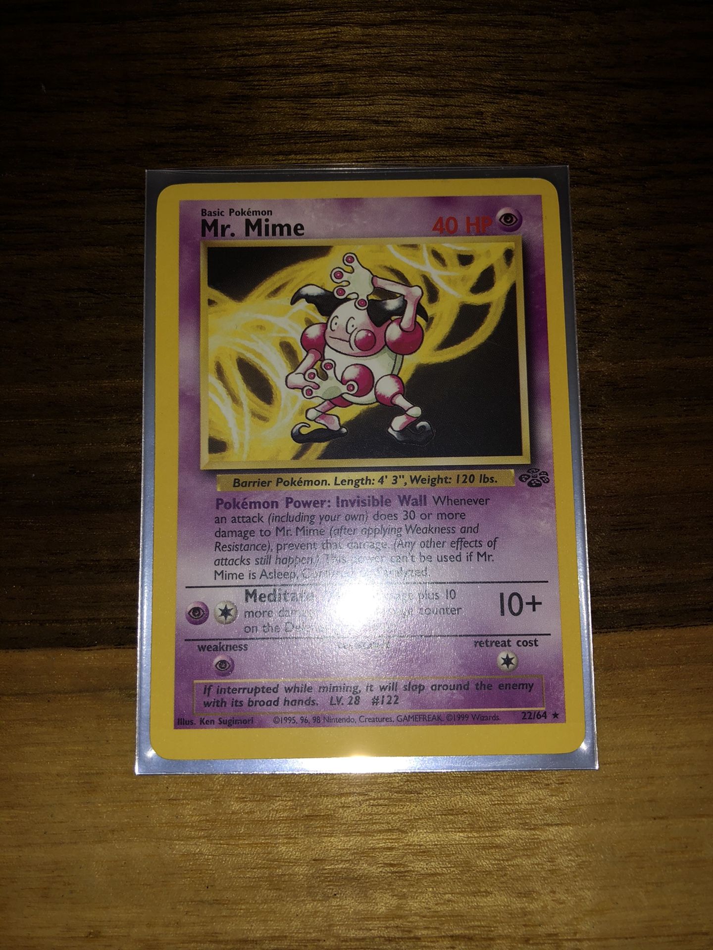 Base set Mr.Mime non holo