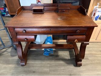 Antique Vintage Victorian Writing / Secretary Desk
