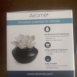 NEW Airome Essential Oil Diffuser with 2 Bottles of Oil