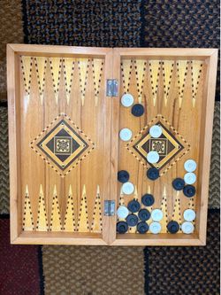 Wooden Backgammon Set