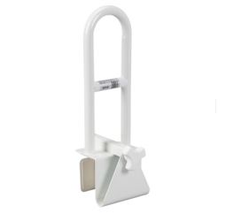 Clamp-On Tub Grab Bar Rail
