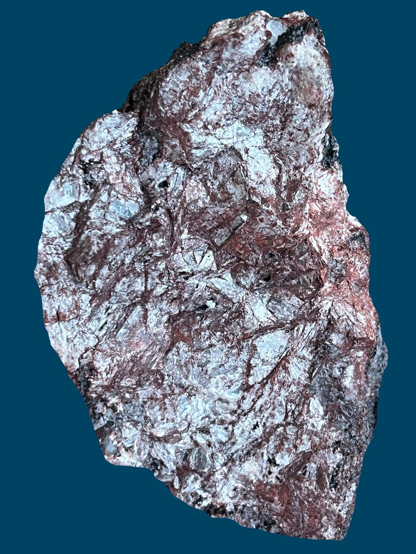 Rainbow Hematite, Kyanite, And Other Mineral Specimen. Graves Mountain. Rocks Crystals Gemstones Minerals