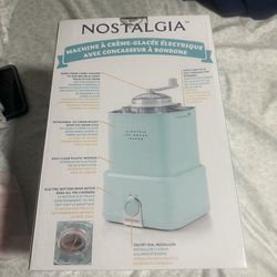 Nostalgia ice cream maker