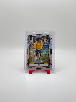 Pele 2026 Panini Prizm FIFA World Cup Soccer Brazil Silver Wave Prizm