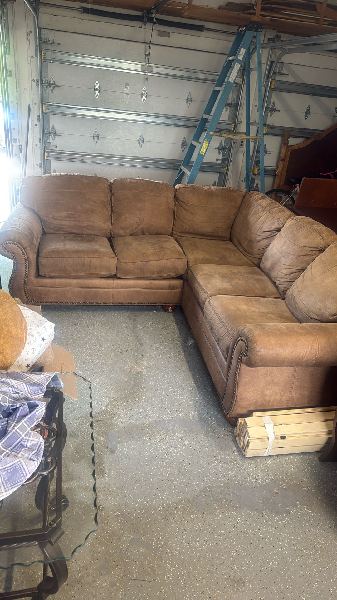 Two Piece Sectional 92” X 92”