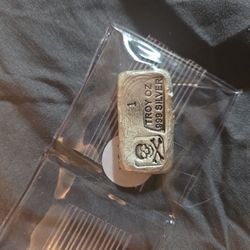 1 Oz 999 Silver Bar 