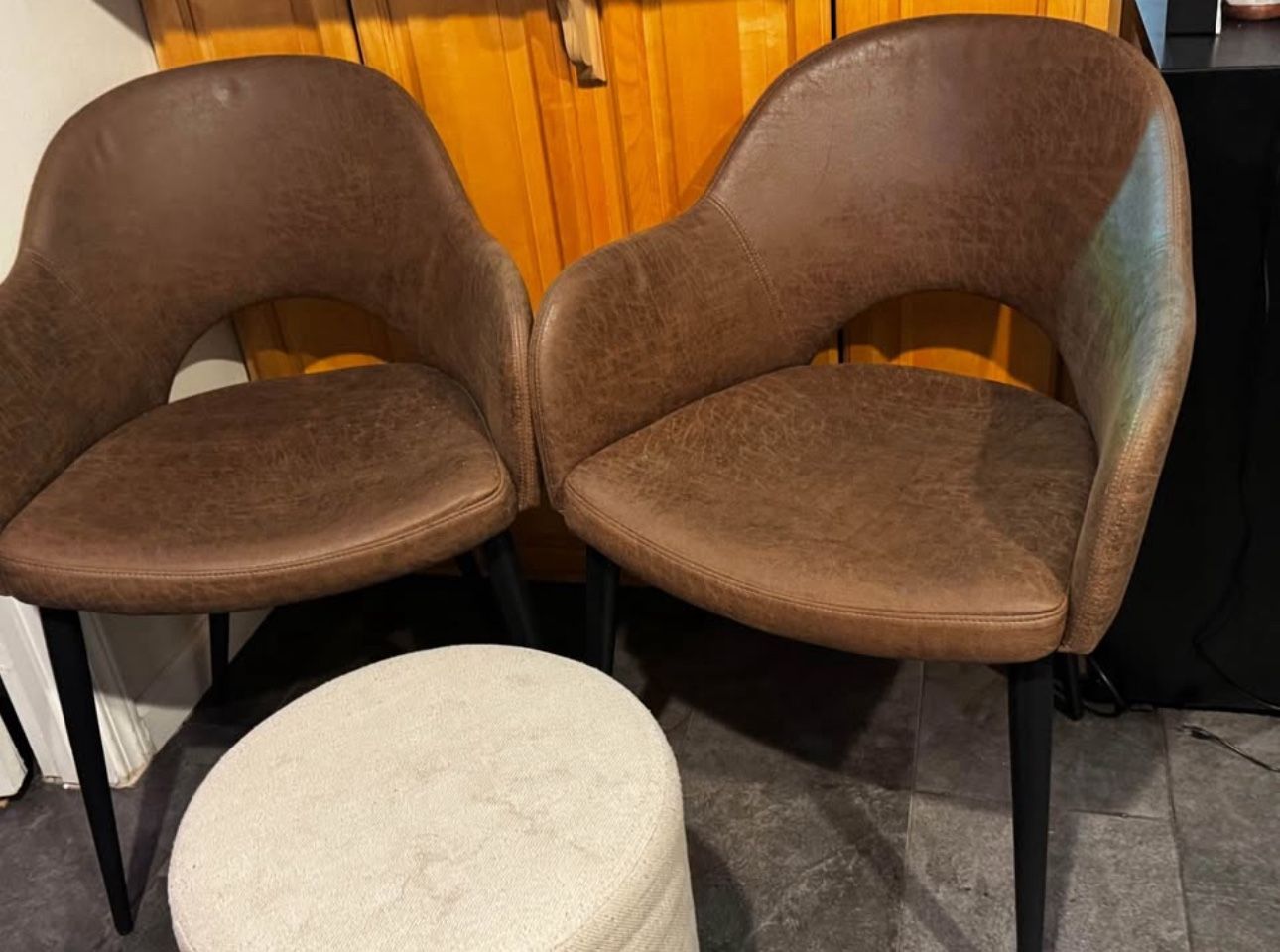 Chairs And Foot Stool 