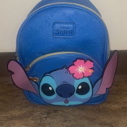 Disney Stitch Mini Book Bag Purse NEW