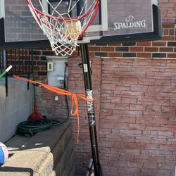 SPALDING 10’ Ft adjustable Basketball Court